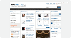 Desktop Screenshot of mmportal.cz